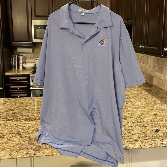 Peter Millar University of Kansas Jayhawks polo - Picture 1 of 3